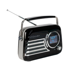 Madison Retro Radio avec Bluetooth, FM et DAB (Sort)