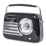 Madison retro radio w. Bluetooth and FM (Black)