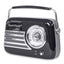 Madison retro radio w. Bluetooth and FM (Black)