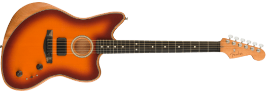 Fender American Acoustasonic Jazzmaster Guitare électrique (Tobacco Sunburst)