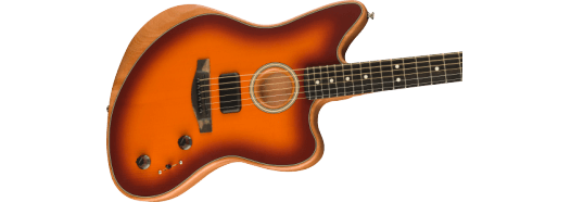Fender American Acoustasonic Jazzmaster Guitare électrique (Tobacco Sunburst)