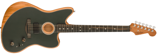 Fender American Acoustasonic Jazzmaster Guitare électrique (Tungsten)