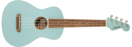 Fender Avalon Ténor Ukulélés (Daphne Blue)