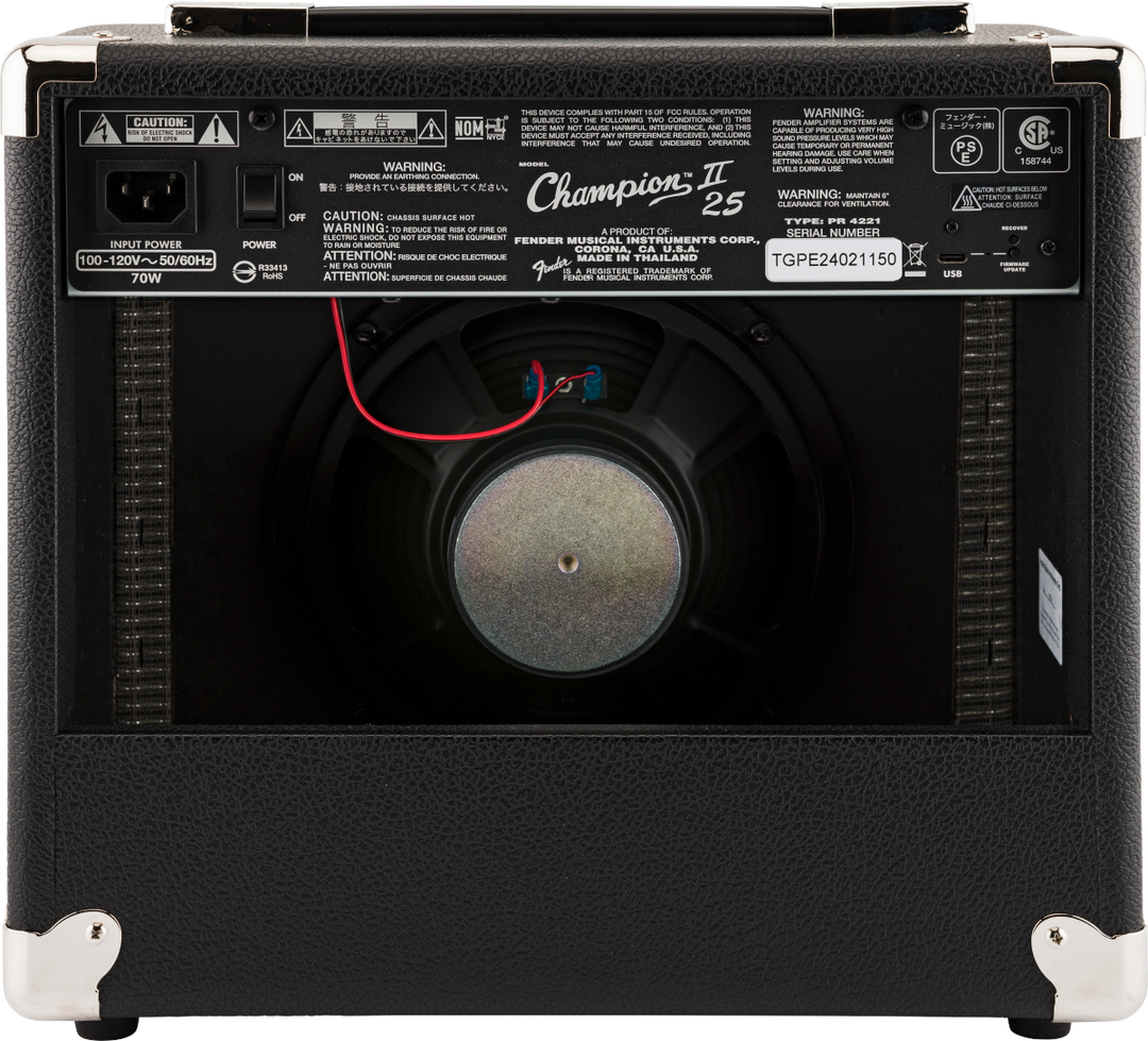 Fender Champion II 25 Amplificateur guitare