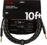 Fender Deluxe Guitar Cable (Black Tweed, 3m)