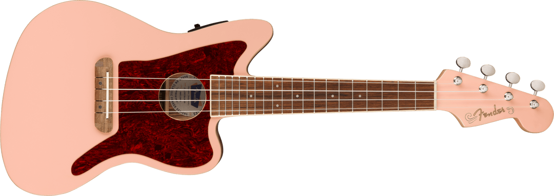 Fender Fullerton Jazzmaster Ukulélé (Shell Pink)