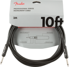 Fender Professional Câble Guitare (Noir, 3m)
