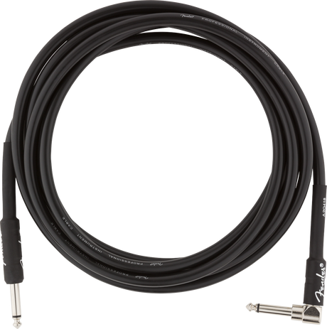 Fender Professional Câble Guitare Vinkelstik (Noir, 3m)