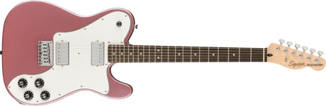 Fender Squier Affinity Telecaster Deluxe Guitare électrique (Burgundy Mist)