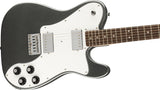 Fender Squier Affinity Telecaster Deluxe Electric Guitar (Charcoal Frost Metallic )
