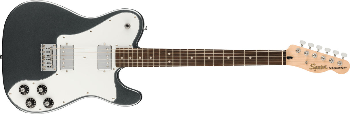 Fender Squier Affinity Telecaster Deluxe Electric Guitar (Charcoal Frost Metallic )