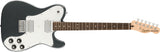 Fender Squier Affinity Telecaster Deluxe Electric Guitar (Charcoal Frost Metallic )