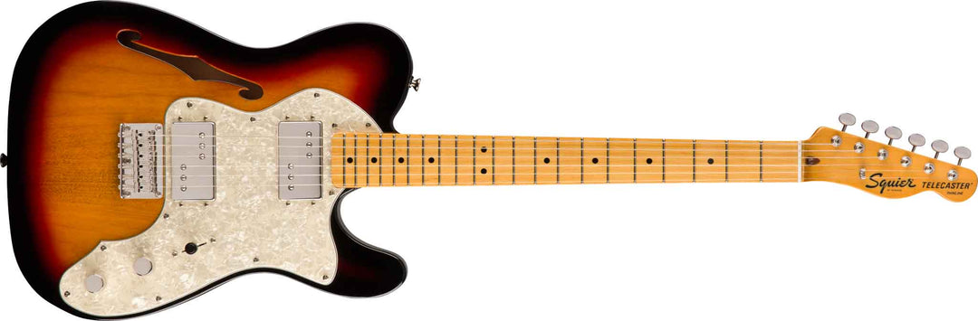 Fender Squier Classic Vibe '70s Custom Telecaster Thinline Guitare électrique (Sunburst)