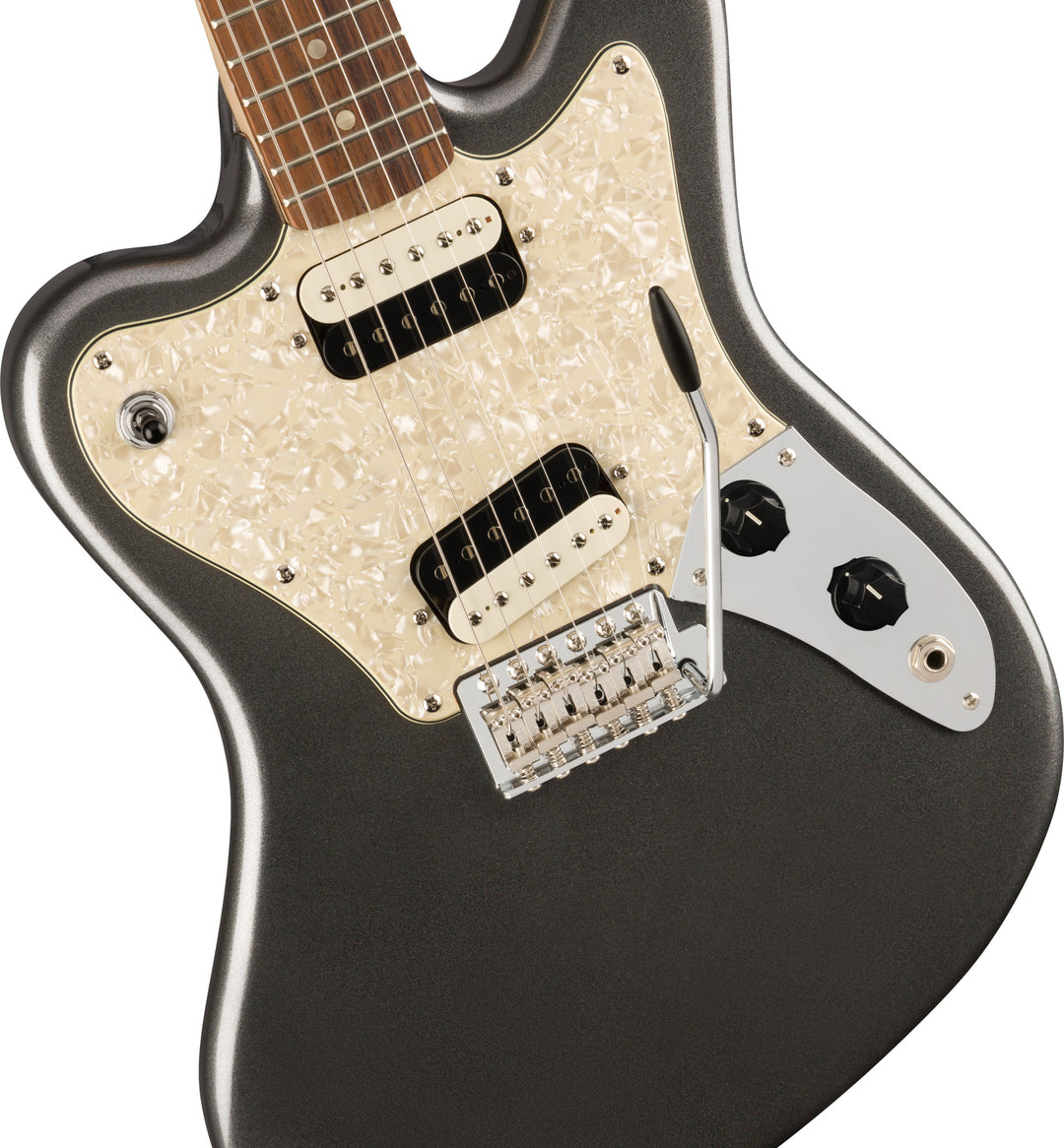 Fender Squier Paranormal Super-Sonic Guitare électrique (Graphite Metallic)