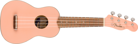 Fender Venice Soprano Ukulélés (Shell Pink)