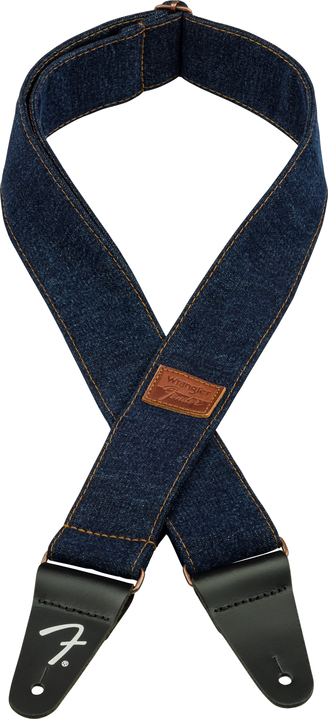 Sangle Guitare Fender x Wrangler Denim (Dark Indigo, 2")