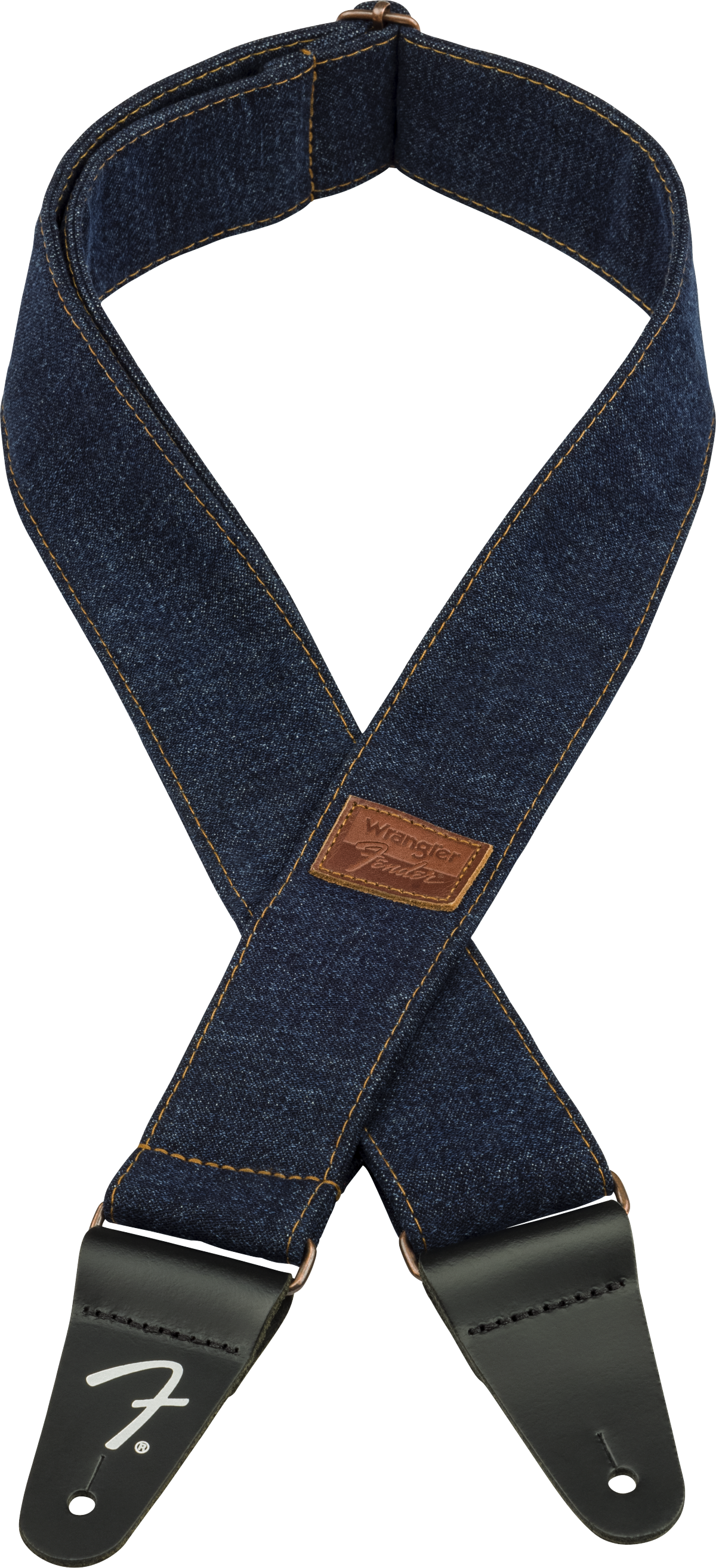 Fender x Wrangler Denim Guitar Strap (Dark Indigo, 2")