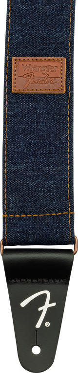 Fender x Wrangler Denim Guitar Strap (Dark Indigo, 2")