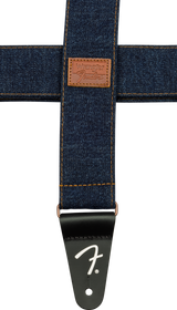 Fender x Wrangler Denim Guitar Strap (Dark Indigo, 2")