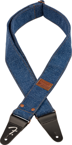Sangle Guitare Fender x Wrangler Denim (Indigo, 2")