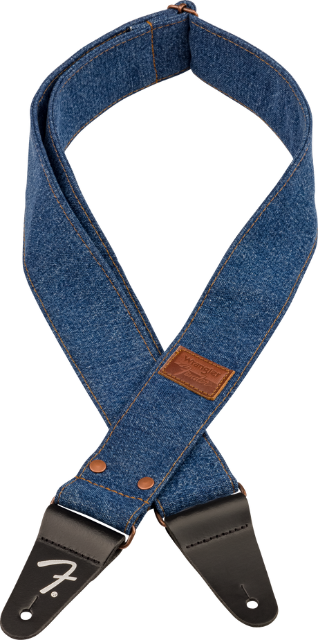Sangle Guitare Fender x Wrangler Denim (Indigo, 2")