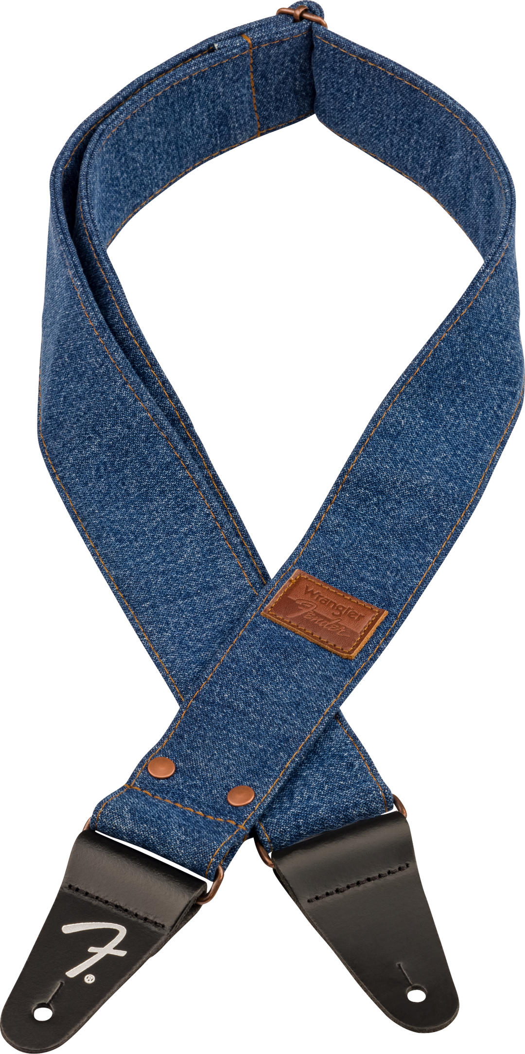 Sangle Guitare Fender x Wrangler Denim (Indigo, 2")