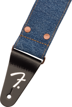 Sangle Guitare Fender x Wrangler Denim (Indigo, 2")