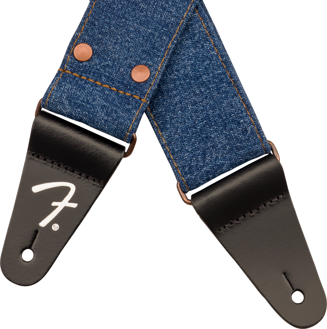 Sangle Guitare Fender x Wrangler Denim (Indigo, 2")