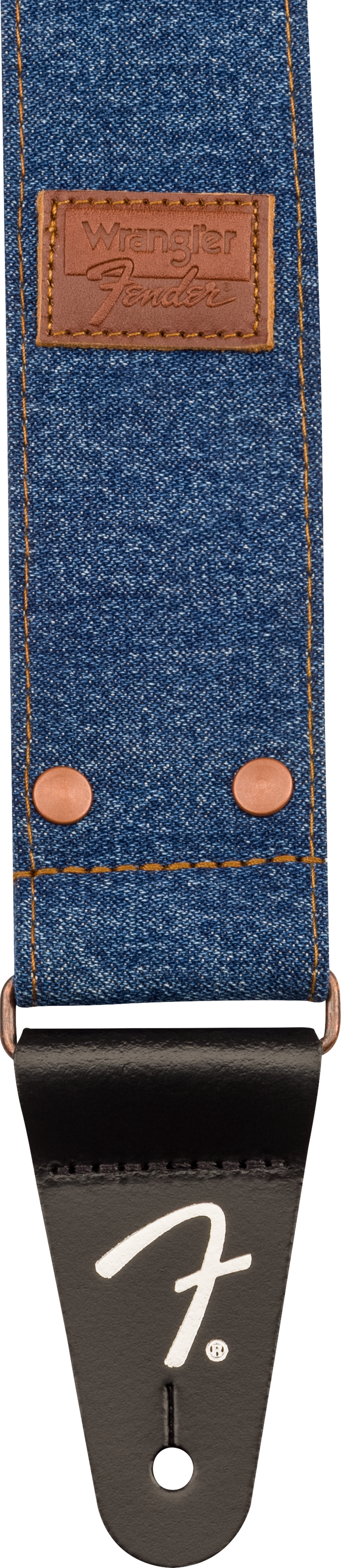 Sangle Guitare Fender x Wrangler Denim (Indigo, 2")