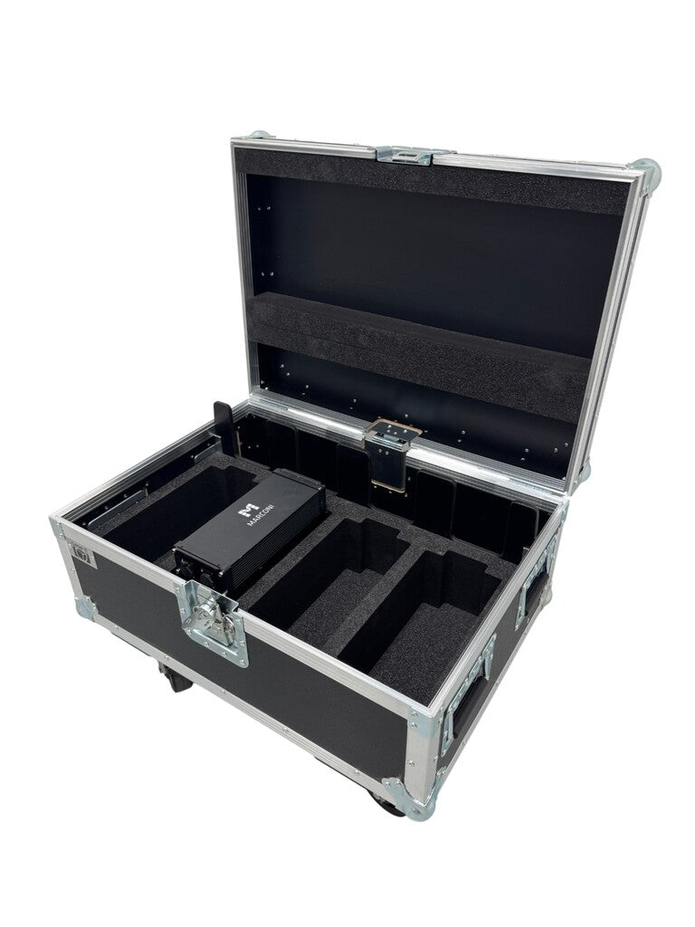 Marconi Flightcase pour 4 X lampes de batterie Apollo
