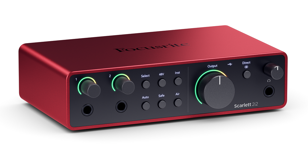 Focusrite Scarlett 2i2 Studio 4th Gen Sound Card Bundle