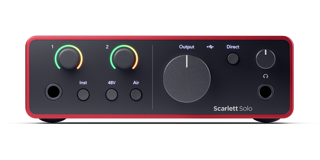 Focusrite Scarlett Solo 4th Gen Interfaces audio
