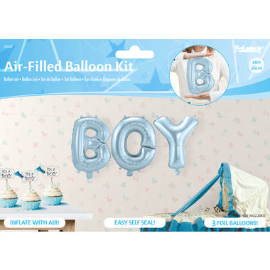 Ballon en aluminium Bébé "Garçon" (Bleu)
