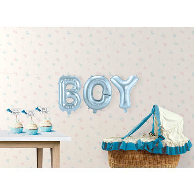 Ballon en aluminium Bébé "Garçon" (Bleu)