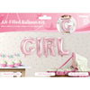 Foil balloon Baby Pink "Girl"