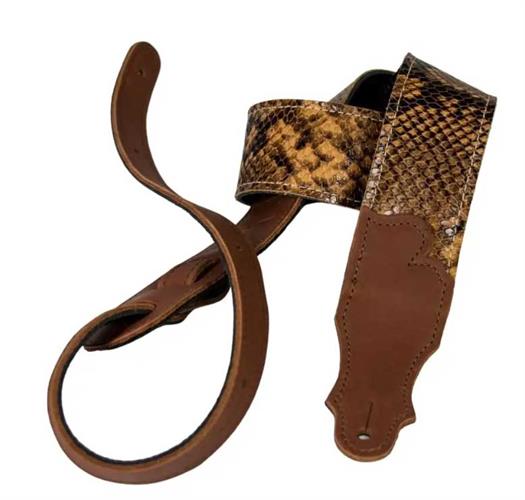 Franklin Guitares sangle - FSA-SN-CG - peau de serpent