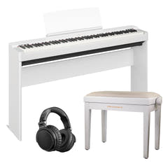 Yamaha P-225WH Piano Pack (Blanc)