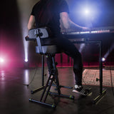 Gravity FM SEAT1 BR - Højdejusterbar skammel med fod- og ryglæn