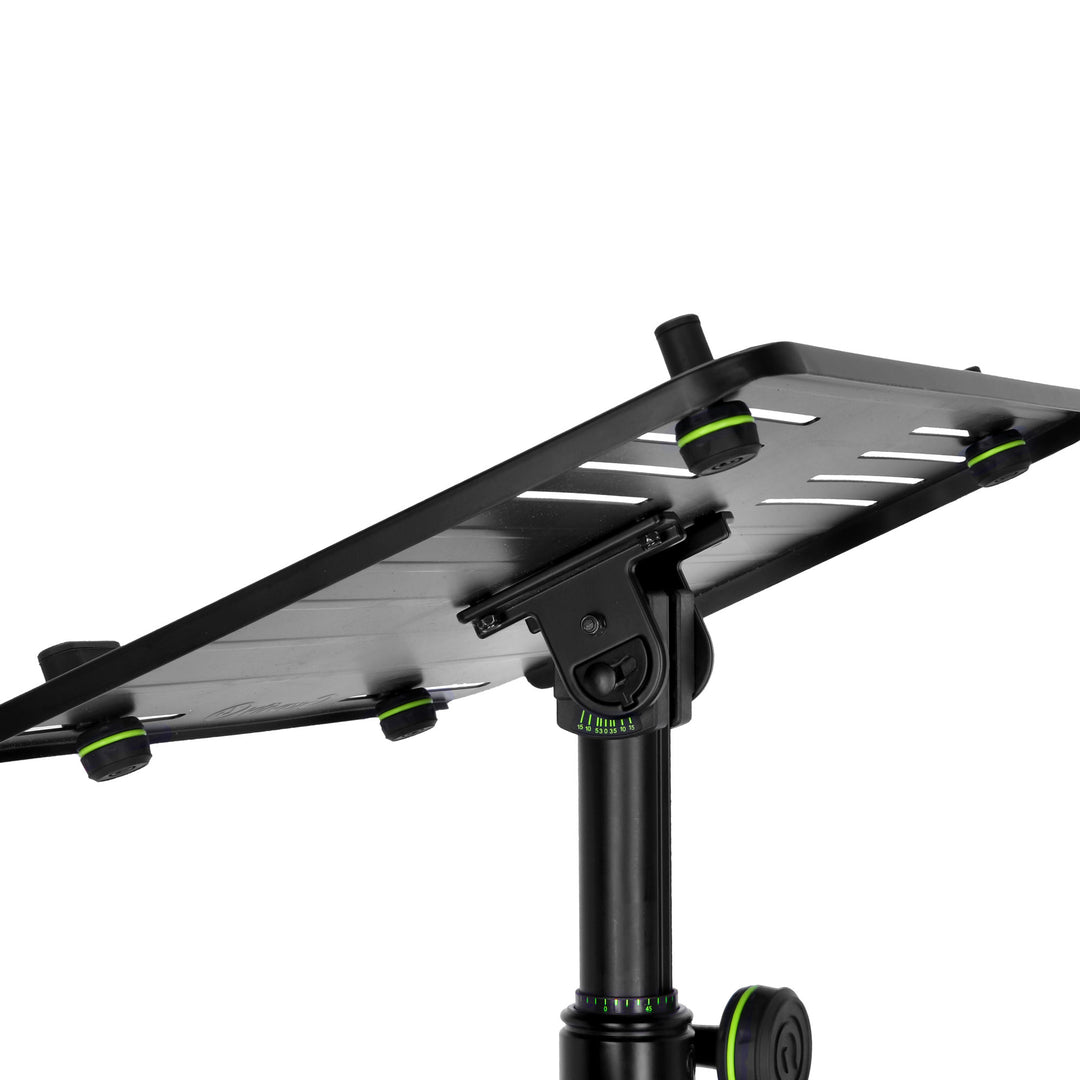 Gravity FT 01 LT T B - Plateau d’ordinateur portable flexible pour table DJ