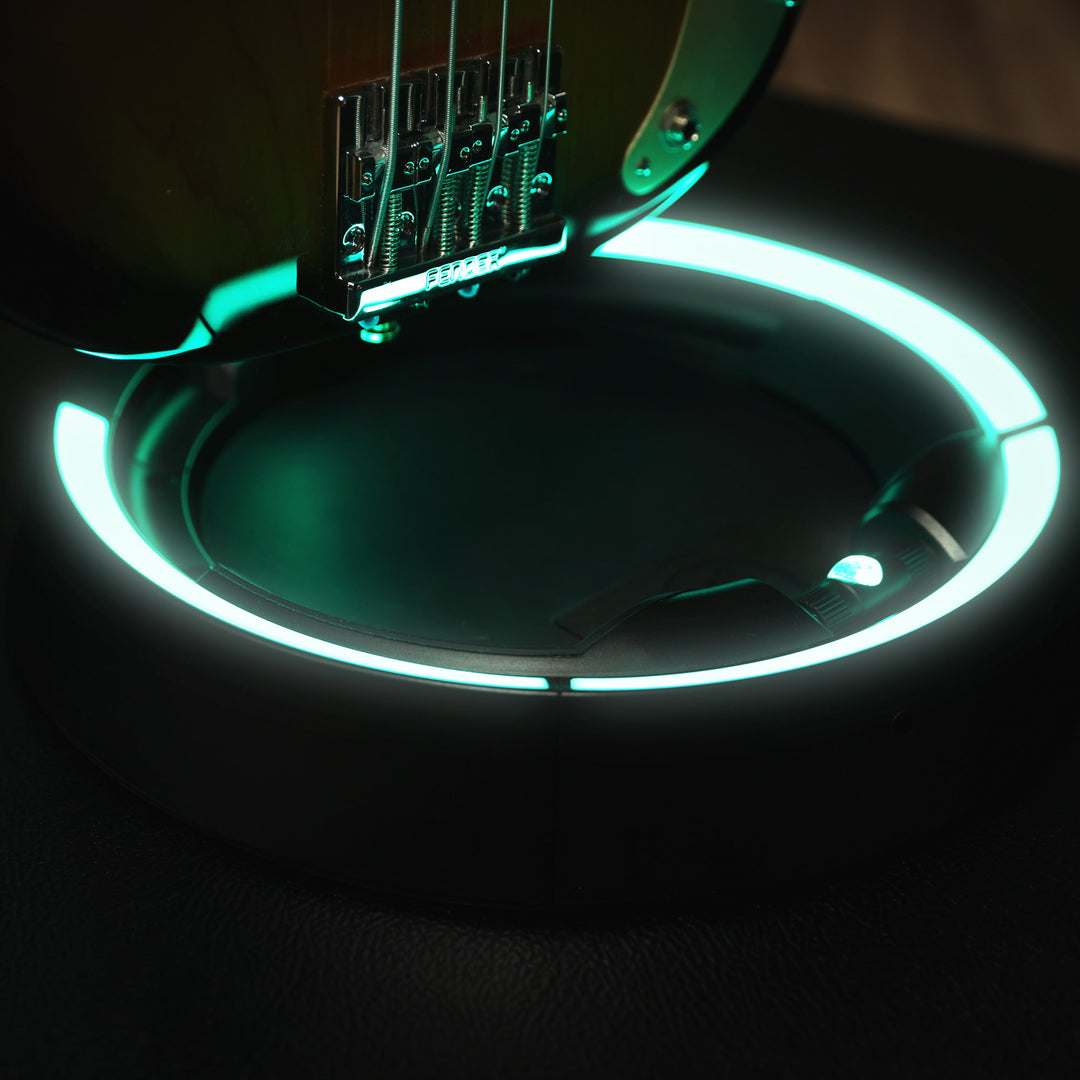 Gravity GS LS 01 NH B - Support lumineux pour Guitares GLOW-STAND®, Neckhug