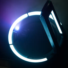 Gravity GS LS A 01 B - Support GLOW STAND® pour guitares, support en A
