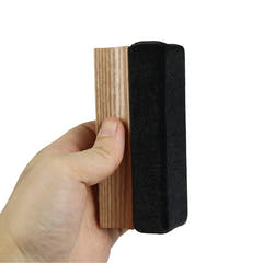 Kit de Nettoyage pour Disques Vinyles avec Brosse en Frêne