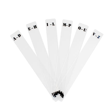 Séparateurs en Acrylique pour Disques Vinyles (6 pcs.) (A-Z)