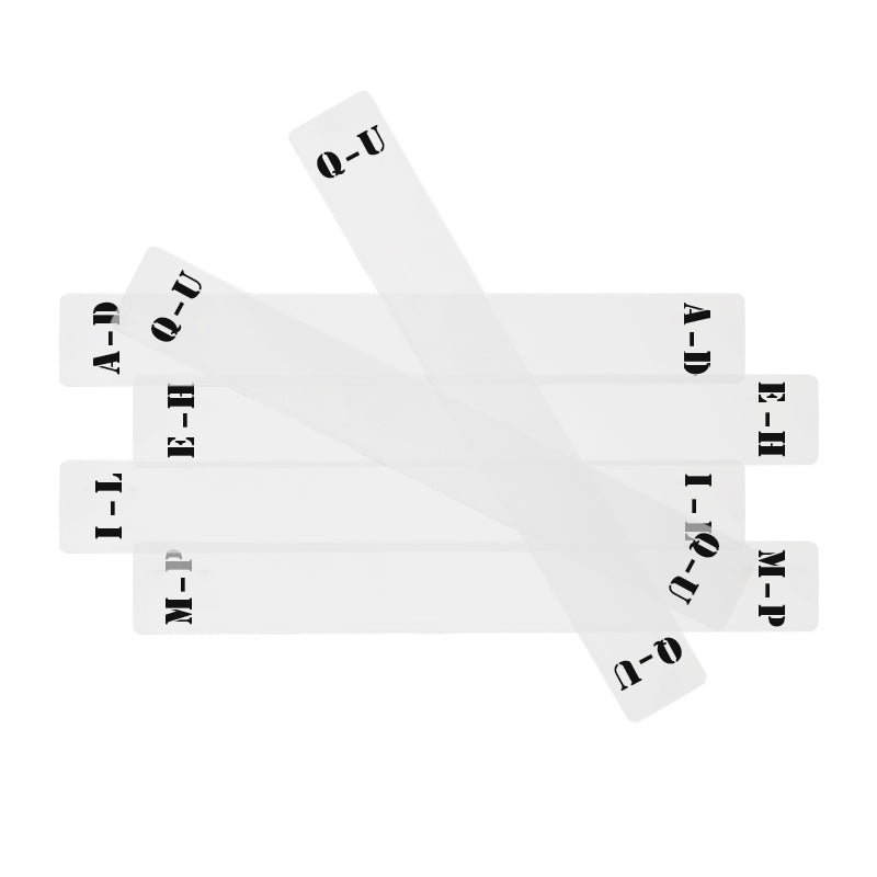 Séparateurs en Acrylique pour Disques Vinyles (6 pcs.) (A-Z)