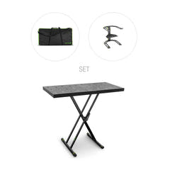 Gravity KSX 2 RD SET 2 - Stand clavier double en X et tablette de support, set 2