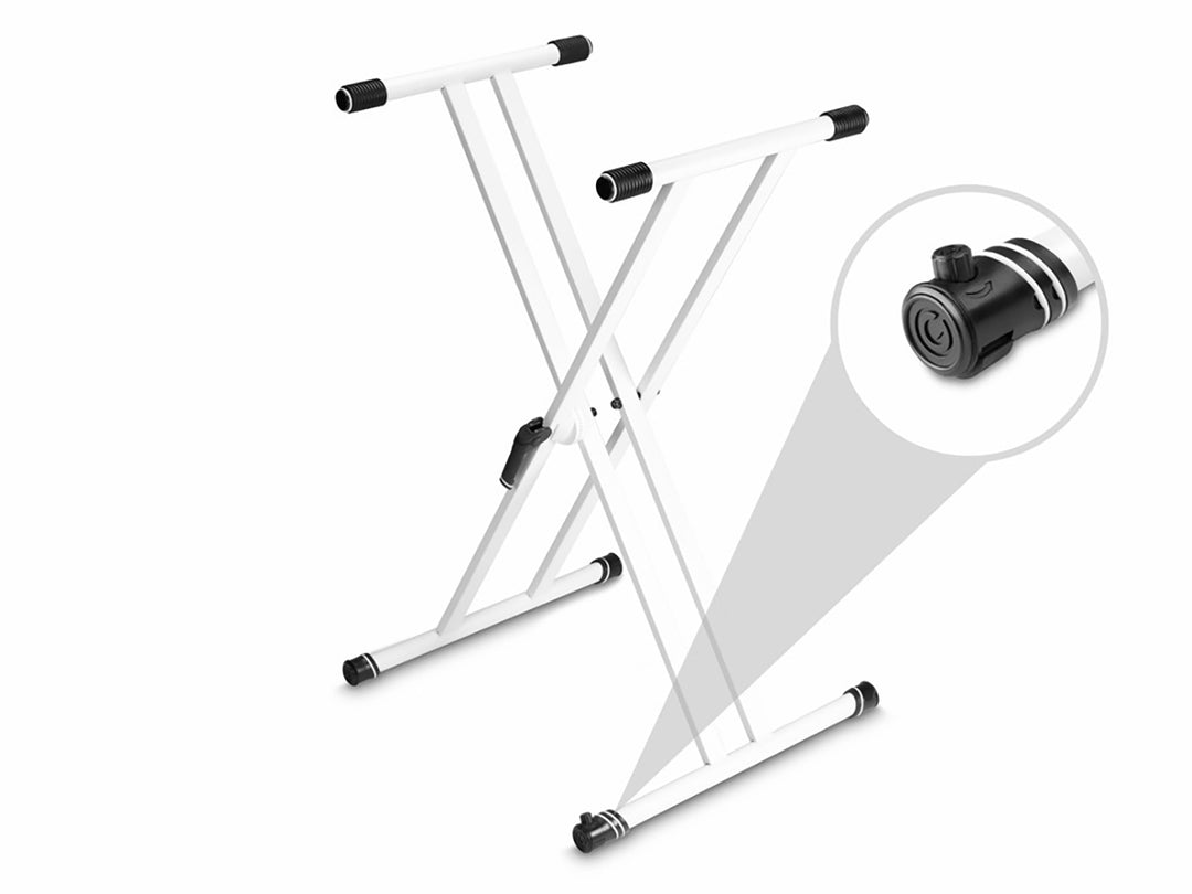 Gravity Support de clavier KSX 2 (Blanc)