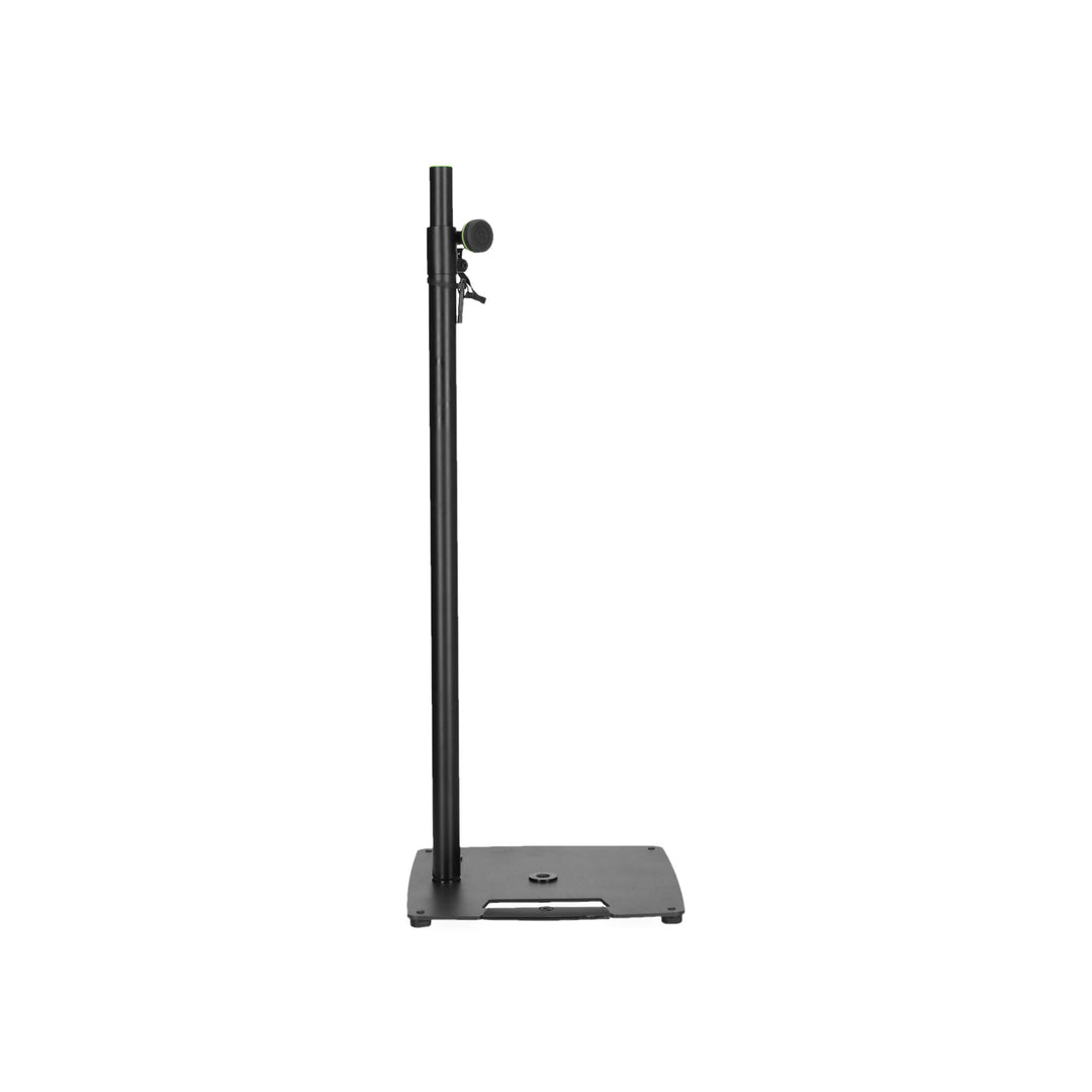 Gravity LS 431 C B - stand d’éclairage et stand d’enceinte avec base en acier compacte et carrée et possibilité de montage décentré