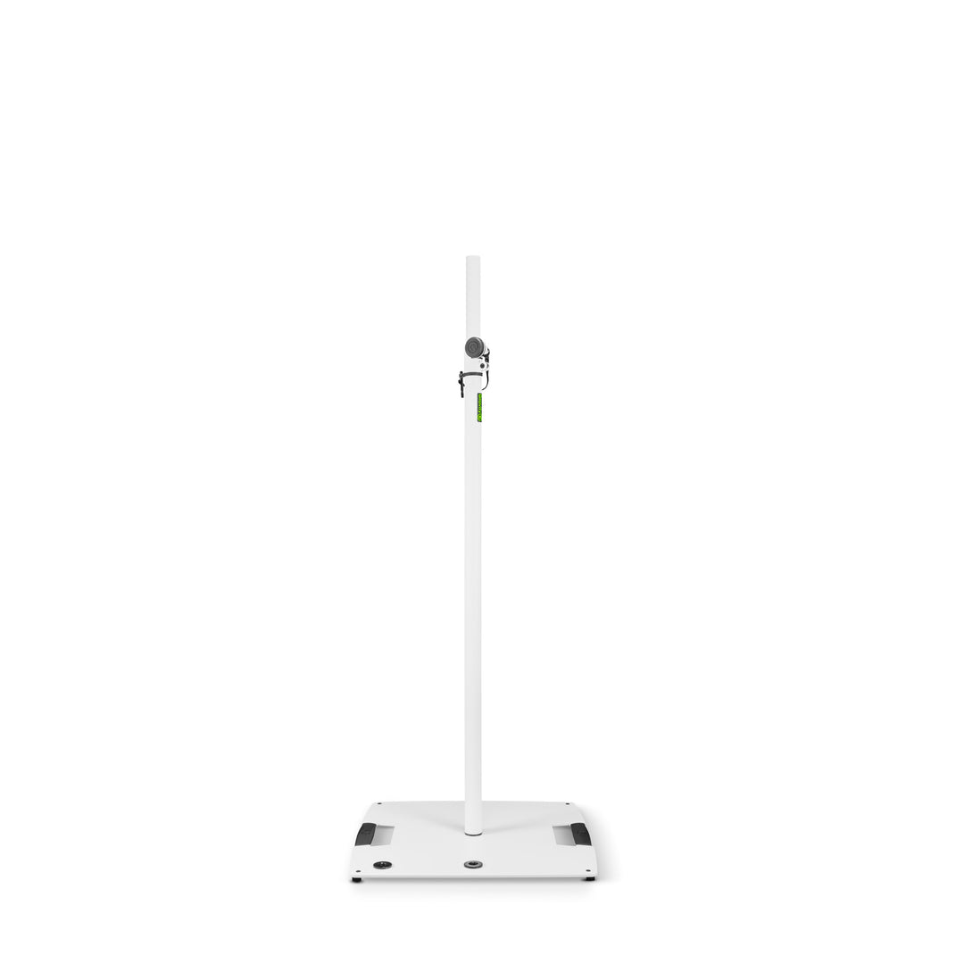 Gravity LS 431 W - Pied d’éclairage avec base carrée en acier et possibilité de montage excentré
