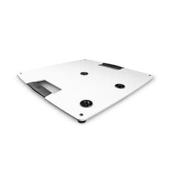 Gravity LS 431 W - Pied d’éclairage avec base carrée en acier et possibilité de montage excentré