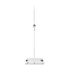 Gravity LS 431 W - Pied d’éclairage avec base carrée en acier et possibilité de montage excentré
